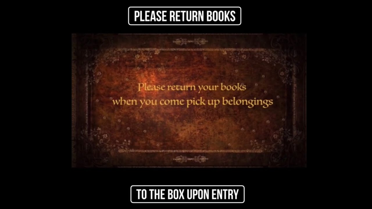Please Return Your Library Books