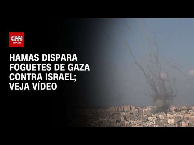 Hamas dispara foguetes de Gaza contra Israel; veja vídeo | LIVE CNN