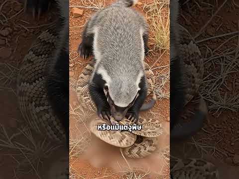 สัตว์ที่ห้าวที่สุดในโลก! ฮันนี่แบดเจอร์ (หนังเหนียวฆ่าไม่ตาย)