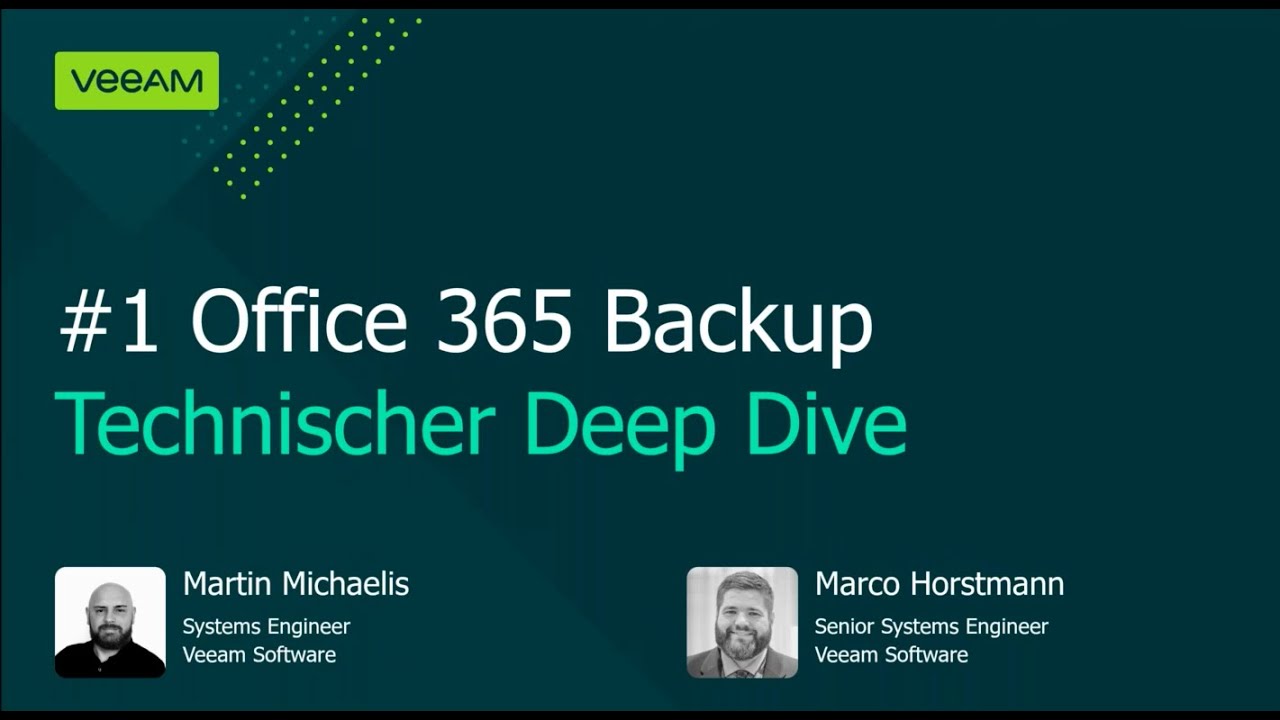 #1 Office 365 Backup: Tech Deep Dive video