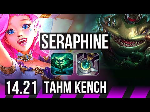SERAPHINE & Ashe vs TAHM KENCH & Jinx (SUP) | 0/1/15 | KR Diamond | 14.21