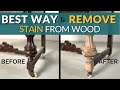 How to Remove Stain from Wood Furniture | Stripping Detailed Wood