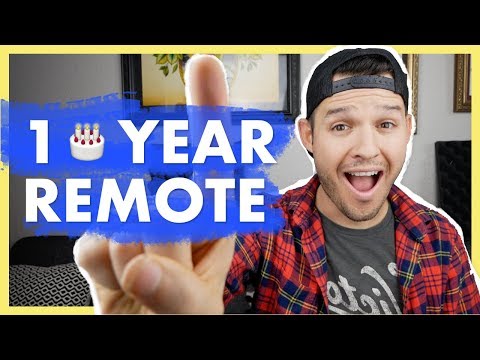 One Year Working Remote