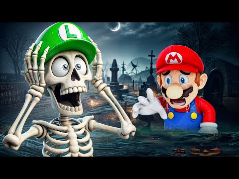 OMG - Luigi has turned into a SKELETON !