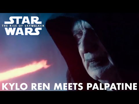 Star Wars The Rise of Skywalker Kylo Ren Meets Emperor Palpatine Full Scene