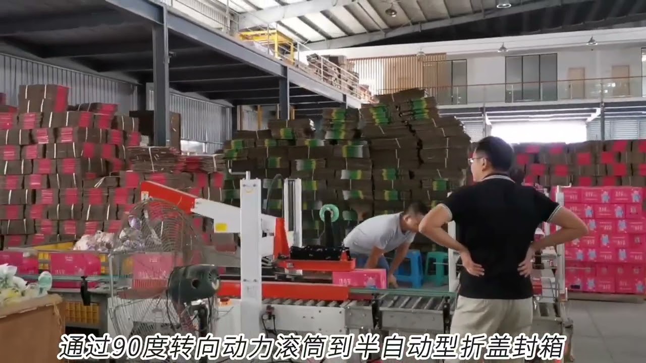 Stainless steel vertical case erector auto flap folding carton sealer food-grade washdown France