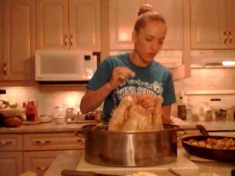 How to Prepare & Stuff a Turkey for Roasting: Cooking with Kimberly
