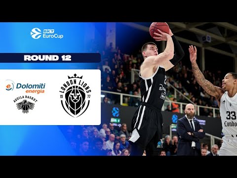 Dolomiti Energia Trento - London Lions | Round 12 | EuroCup Basketball 2025-26
