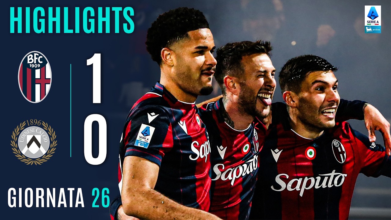 BOLOGNA-UDINESE 1-0 | HIGHLIGHTS | 26ª GIORNATA | SERIE A ENILIVE 2025/26