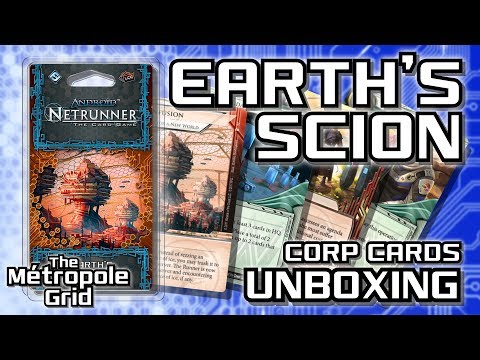 Netrunner Unboxing: Earth's Scion - Corporation Cards