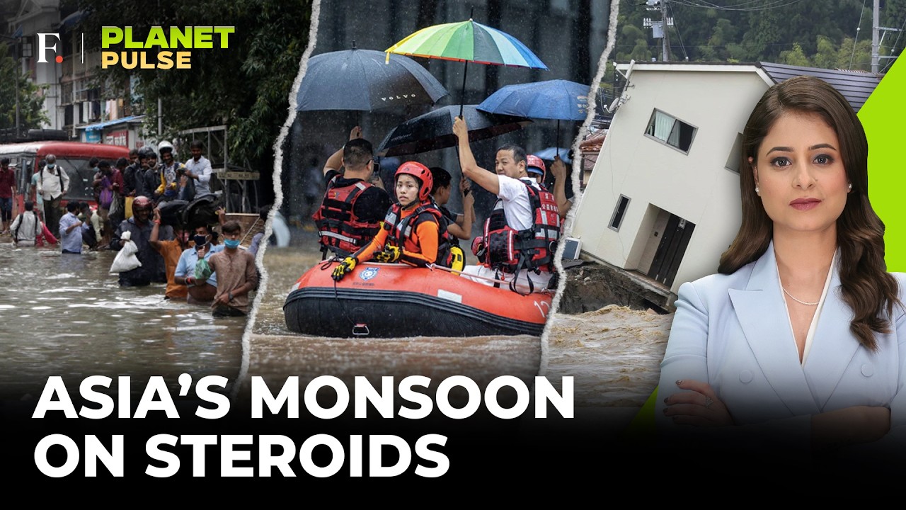 Asia Drowning: India, China, Japan & South Korea Hit Together by Typhoons, Monsoons|Planet Pulse |4K