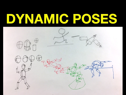 Simple tips on drawing sketching the figure in dynamic poses