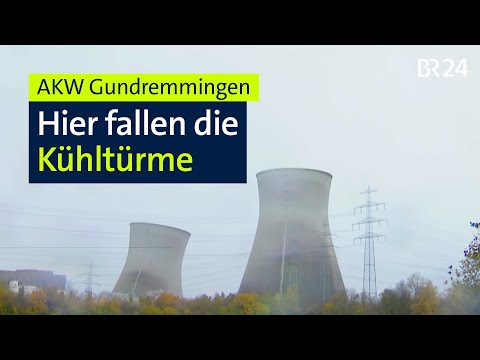 Moment der Sprengung der Kühltürme des AKW von Gundremmingen | BR24