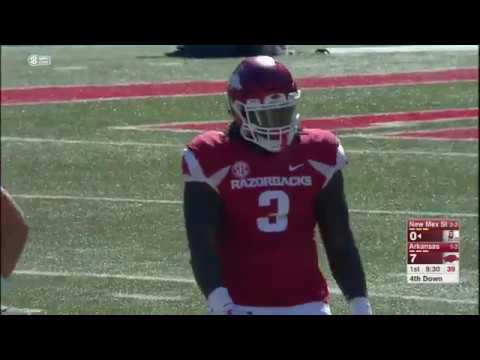 Arkansas vs New Mexico State NCAA Football Highlights 2017