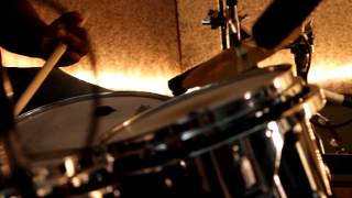 In the Studio- Chuck Peterson on drums, Phoenix Radio