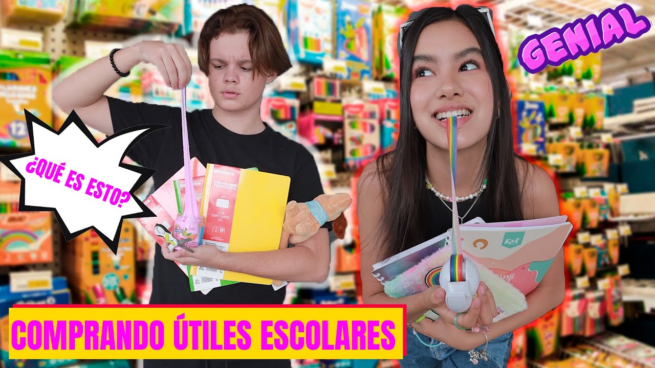 Comprando mis UTILES ESCOLARES para el nuevo CICLO ESCOLAR | TV Ana Emilia