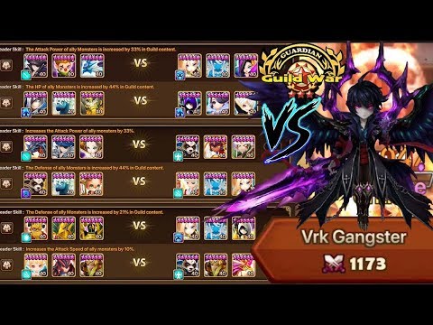 Top Tier G3 Guild War vs VRK Gangster - Summoners War