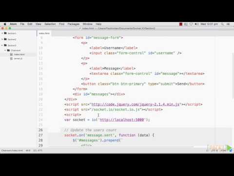 Socket IO Solutions Creating a Simple Chat Room | packtpub com