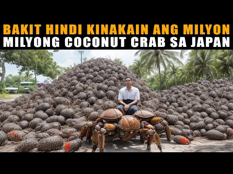 Bakit hindi kinakain ang milyon milyong Coconut Crab o Tatus sa Japan?