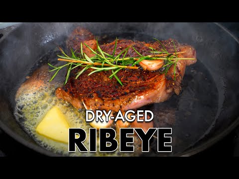Buying and Cooking Dry-Aged Ribeye Steak in a Cast Iron Pan