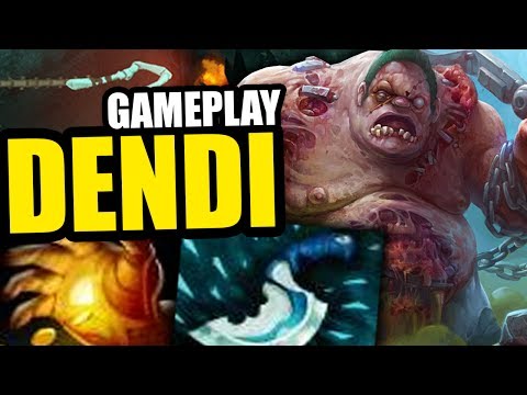 DENDI PUDGE DOTA 2 PATCH 7.06 NEW META PRO GAMEPLAY
