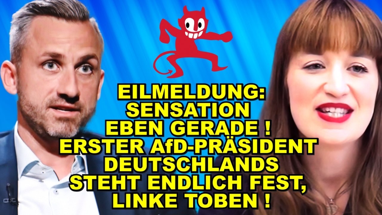 EIL: ERSTER AfD-Präsident STEHT FEST!