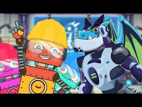 Power Up! Let’s Build a Dragon Robot 🚀🤖🔥| Rusty's World
