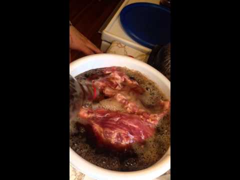 Marinating ribs with Coca-Cola