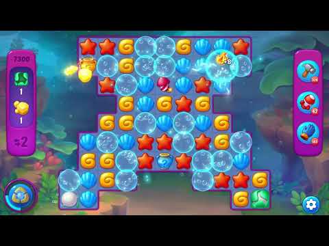 Fishdom 7300 Super Hard Level - 17 moves - NO BooSTERS