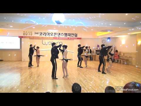 9 로스벨로스 2015 코리아 오픈 댄스 챔피언쉽 살사단체전