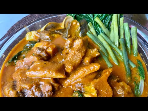 Oxtail Kare kare in real peanut butter sauce  | Complete Ingredients Karekare Recipe