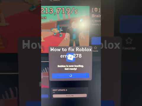 How to fix Roblox error 278