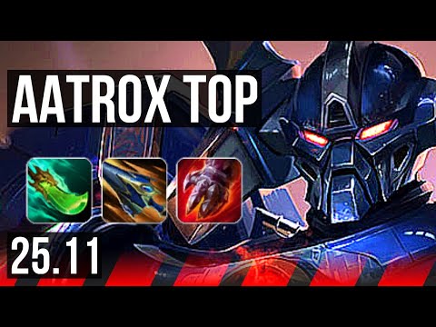 AATROX vs NASUS (TOP) | 18/0/7, Legendary, 6 solo kills | EUNE Master | 25.11