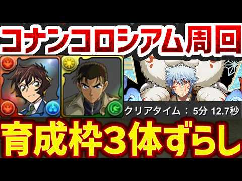 5分で主要キャラ3体を育成！コナンコロシアム周回法解説
