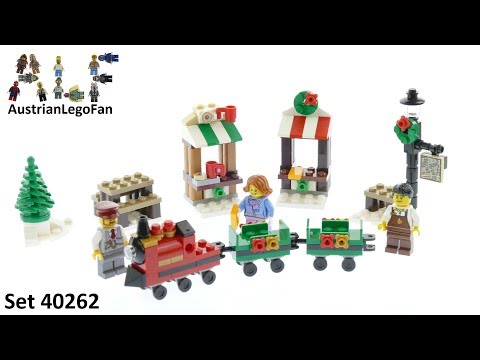 Vidéo LEGO Saisonnier 40262 : La promenade en train de Noël LEGO