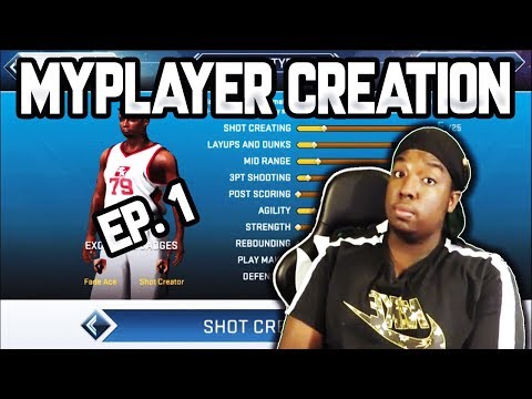 PLAYER CREATION + FIRST LOOKS ON GAMEPLAY!!! NBA 2K19 MOBILE MYCAREER EP. 1!!!