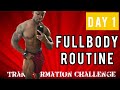 14 MIN FULLBODY WORKOUT using ONE DUMBBELL | 4 WEEK TRANSFORMATION CHALLENGE - DAY 1 (MUSCLE GROWTH)