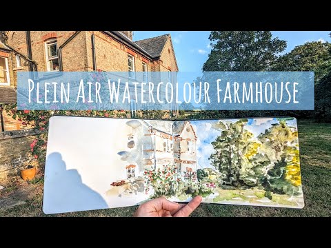 Plein Air Painting with Just-Go-Sketching Art Kit Bag, Plus a New Mini Watercolour Travel Palette