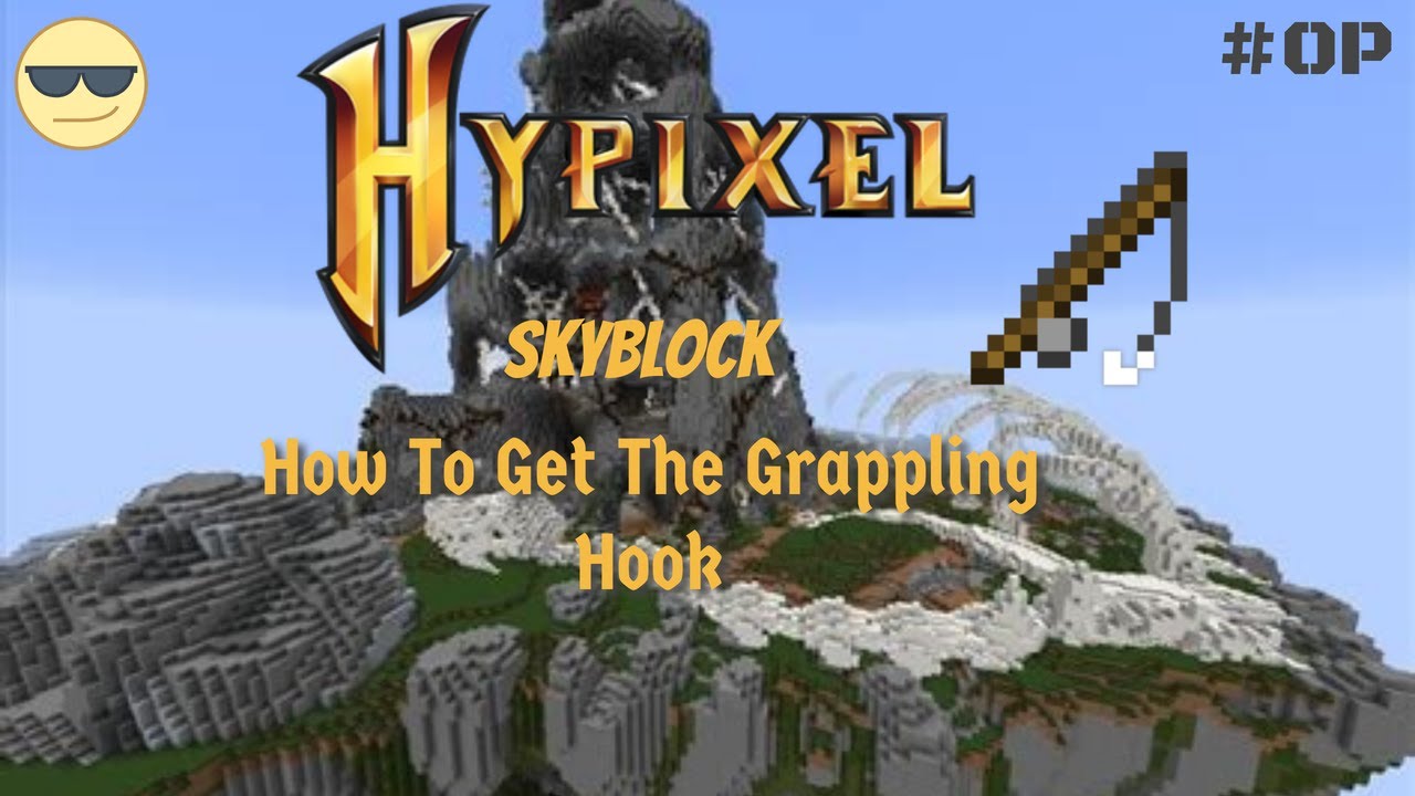 How To Make/use A Grapling Hook hypixel skyblock