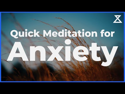 5 Minute Quick Anxiety Reduction Meditation