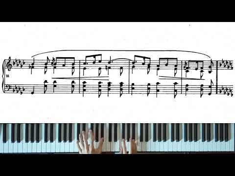 Contredanse in G-flat major B.17 - Frederic Chopin (with score)