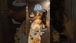 That cruise ice cream ain't nothing to play with...#comedy #cruise #icecream #travel  #shorts