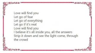 Heather Nova - Love Will Find You Lyrics