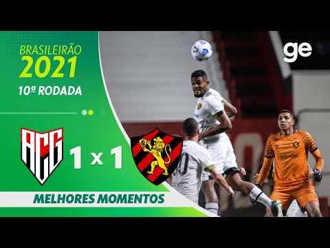 Gols e lances de Atlético-GO x Sport