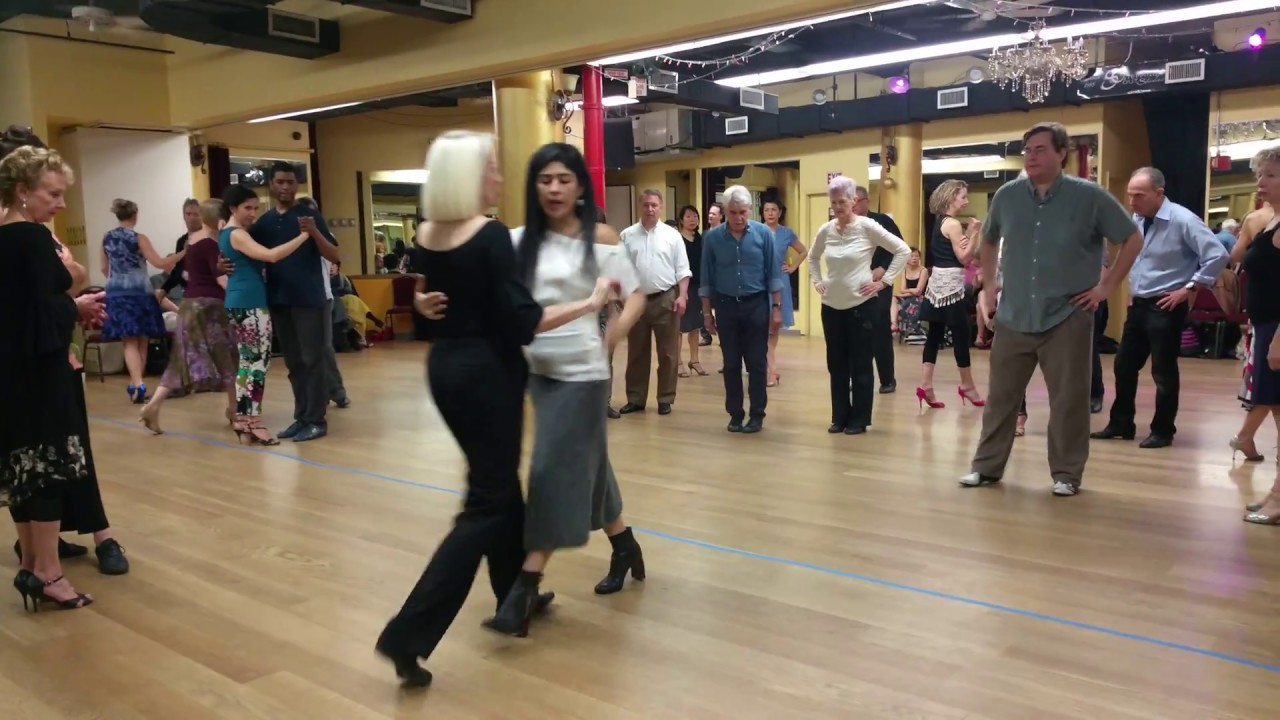 Argentine tango Práctica: Mariela Franganillo 3/24/18 (1of 2)