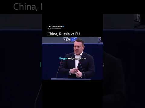 Dominik Tarczynski destroys EU leftists: \Eco-God, Communism, Illega Migration & Europe.