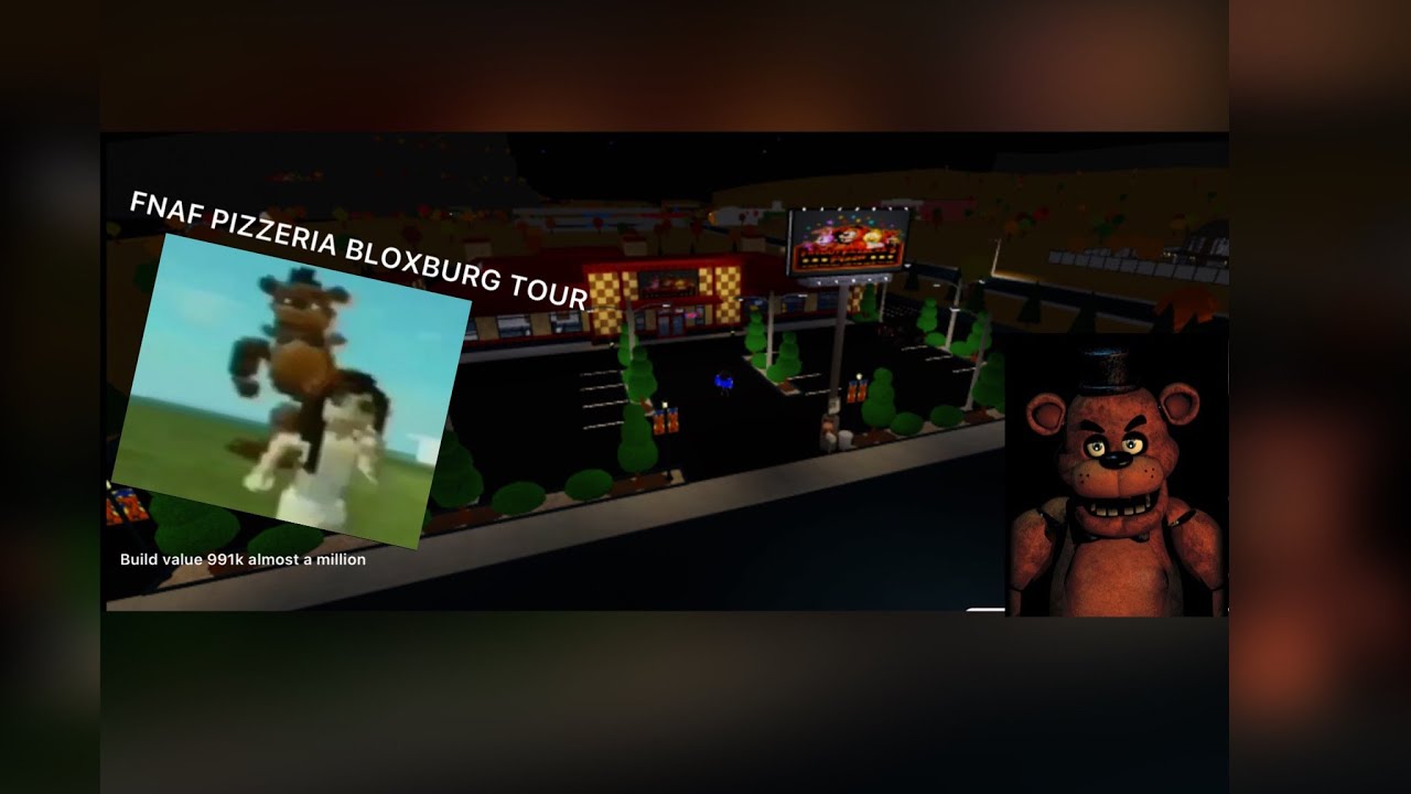 FREDDY FAZBEARs PIZZA BLOXBURG BUILD TOUR