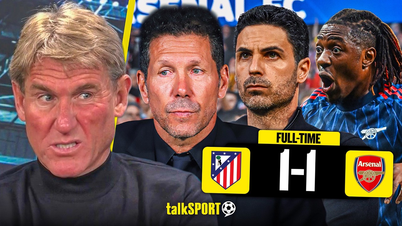 Simon Jordan REACTS to Arsenal's CONTROVERSIAL draw to Atletico Madrid as Mikel Arteta SLAMS VAR!