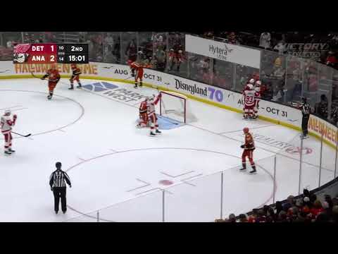 Wings' Seider Loses Goal to 'Distinct Kicking Motion' vs. Ducks