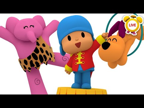 🔴 LIVE - POCOYO in ENGLISH - In the Circus| Full Episodes | VIDEOS and CARTOONS for KIDS